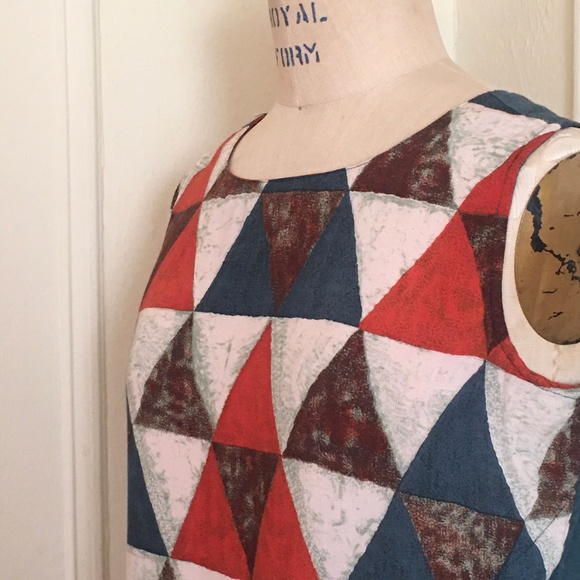 Mother Earth Forest Green & Rust Geometric Tank - Picture 8 of 11